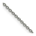 thumbnail image 1 of Chisel Stainless Steel 2.3mm 24in Cable Chain Necklace, 1 of 4