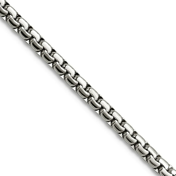 Chisel Stainless Steel 2.50mm Polished Fancy Box Chain Necklace