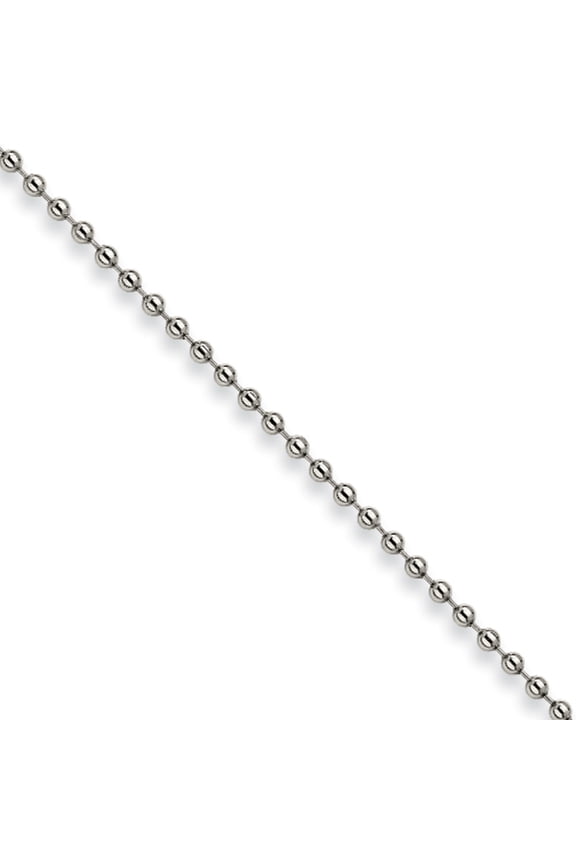 Chisel Stainless Steel 3.0mm 30in Ball Chain Necklace
