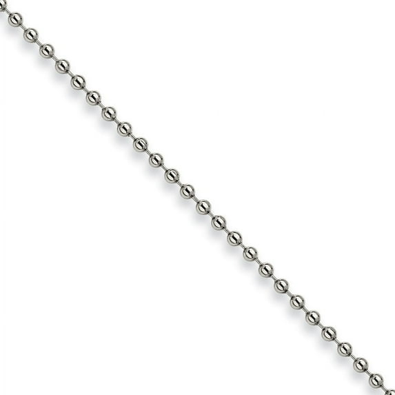 Chisel Stainless Steel 3mm Ball Chain Necklace - 18 inches