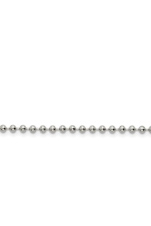 Chisel Stainless Steel 3mm Ball Chain Necklace - 22 inches