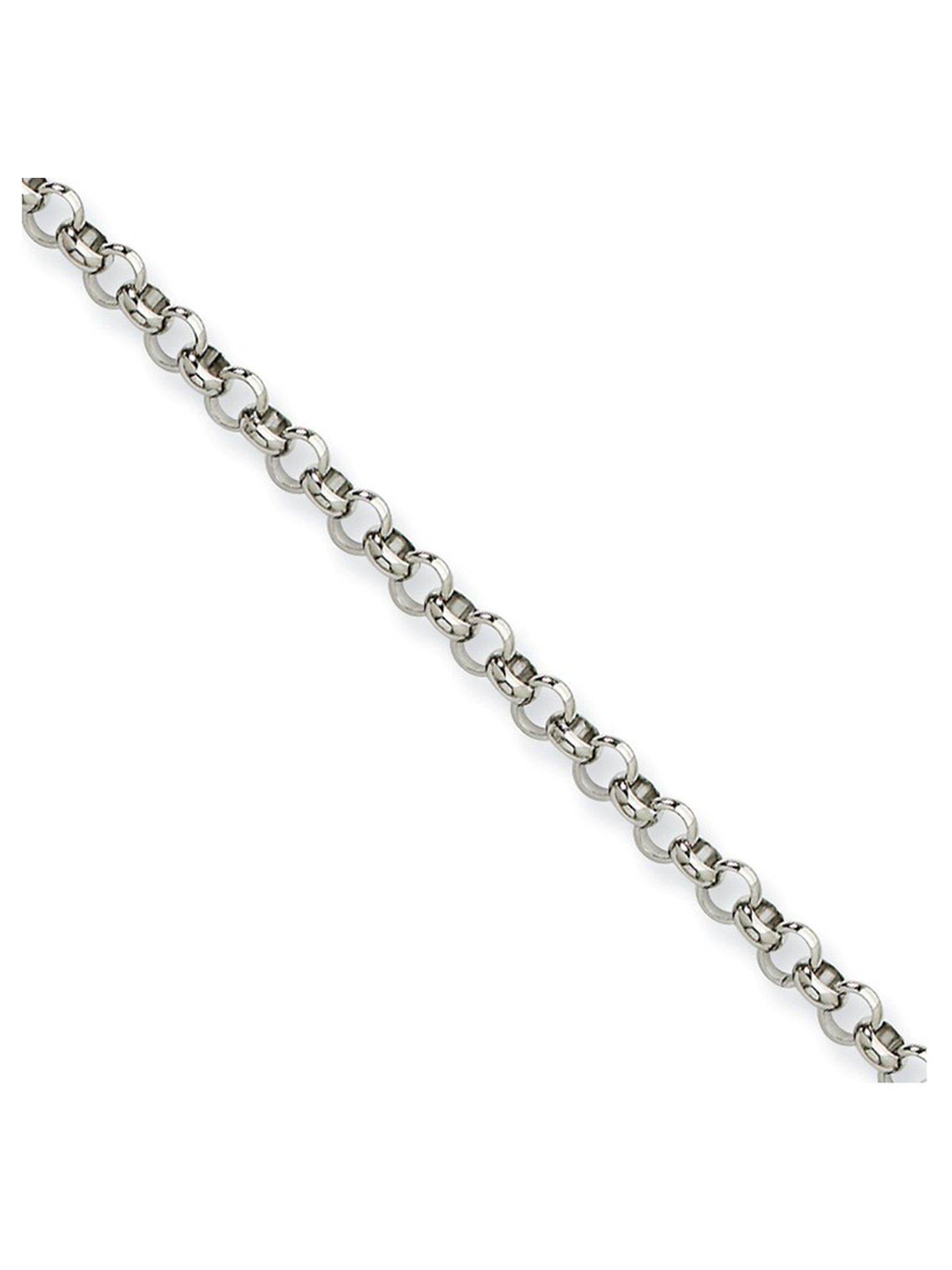 Chisel Stainless Steel 4.60mm 18in Rolo Chain Necklace