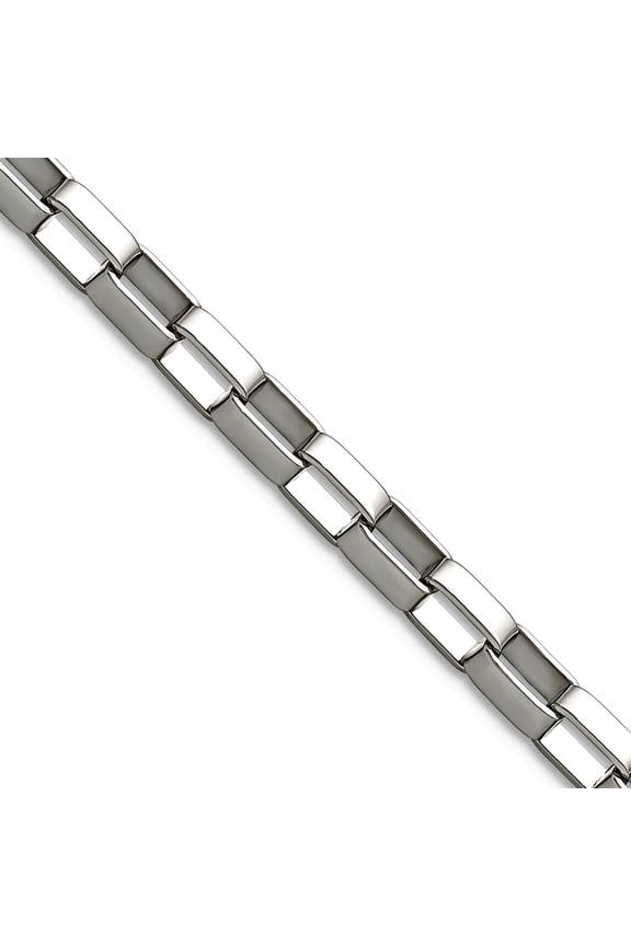 Chisel Stainless Steel 4.8mm 30in Square Link Chain Necklace