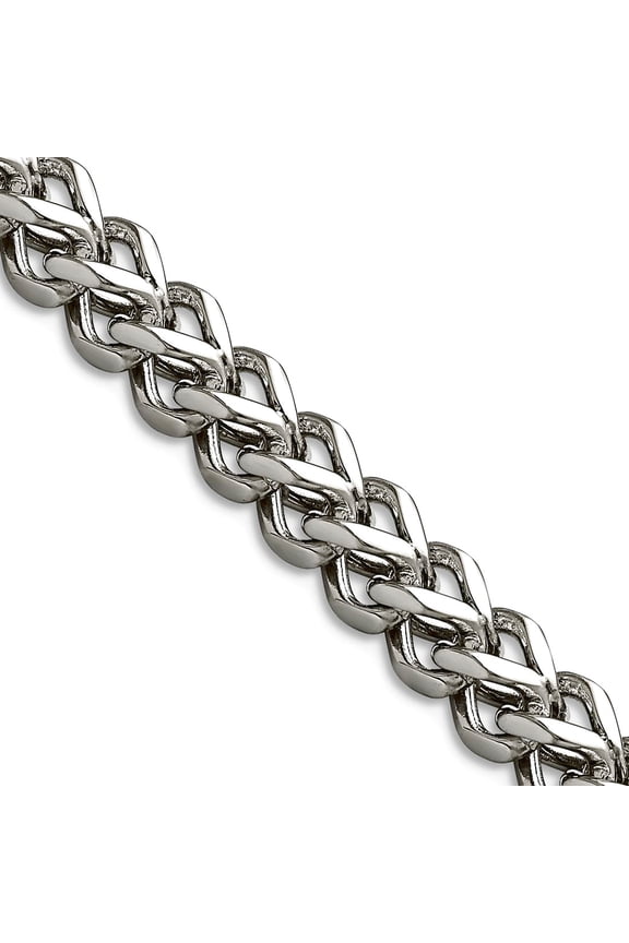 Chisel Stainless Steel 5.50mm 24in Franco Chain Necklace