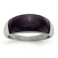 thumbnail image 1 of Chisel Stainless Steel 8mm Black Cat's Eye Ring, 1 of 6