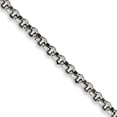 thumbnail image 1 of Chisel Stainless Steel 8mm Rolo Chain Necklace - 18 inches, 1 of 2