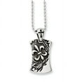 thumbnail image 1 of Chisel Stainless Steel Antiqued Fleur De Lis Dog Tag 22in Necklace, 1 of 3