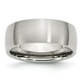 thumbnail image 1 of Chisel Stainless Steel Brushed 8mm Half Round Band, 1 of 7