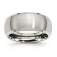 thumbnail image 1 of Chisel Stainless Steel Brushed and Polished 10mm Beveled Edge Band, 1 of 7
