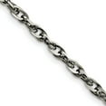 thumbnail image 1 of Chisel Stainless Steel Fancy Twisted Link 24in Necklace, 1 of 6