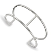 Chisel Stainless Steel High Polished 30mm Slip-on Cuff Bangle