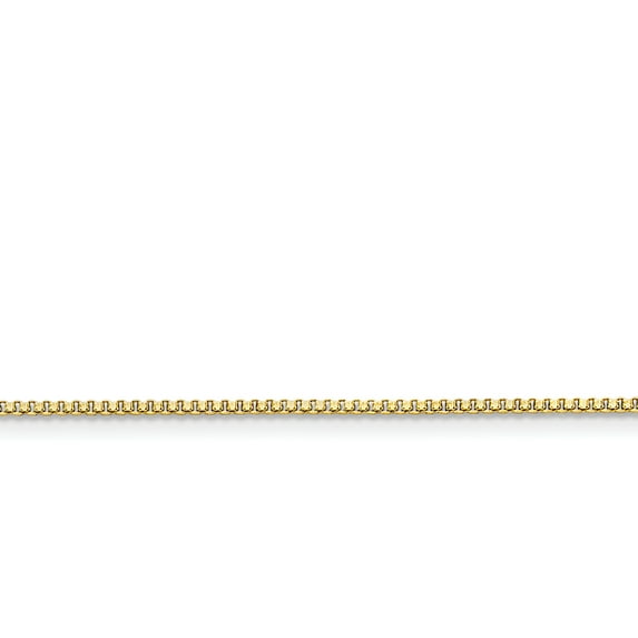 Chisel Stainless Steel Polished Yellow IP-plated 1.5mm 18 inch Box Chain