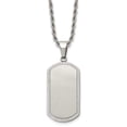 thumbnail image 1 of Chisel Stainless Steel Laser Cut Dog Tag Pendant Necklace, 1 of 6