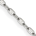 thumbnail image 1 of Chisel Stainless Steel Polished 3mm Anchor Chain - 18", 1 of 8