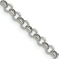 thumbnail image 1 of Chisel Stainless Steel Polished 4.8mm Rolo Chain - 36", 1 of 8