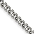 thumbnail image 1 of Chisel Stainless Steel Polished 5.5mm Round Curb Chain - 20", 1 of 8