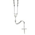 thumbnail image 1 of Chisel Stainless Steel 6mm Bead Rosary Necklace, 1 of 3
