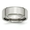 thumbnail image 1 of Chisel Stainless Steel Polished 8mm Beveled Edge Band, 1 of 7