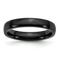 thumbnail image 1 of Chisel Stainless Steel Polished Black IP-plated 4mm Band, 1 of 7