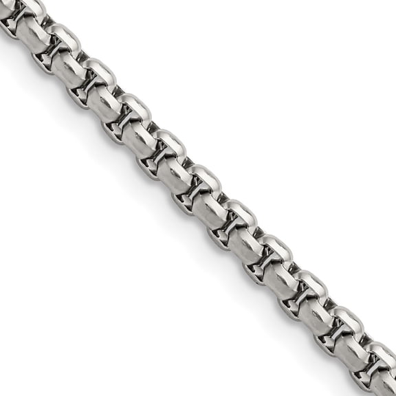 Chisel Stainless Steel Polished Fancy Link 3.80mm Chain Necklace