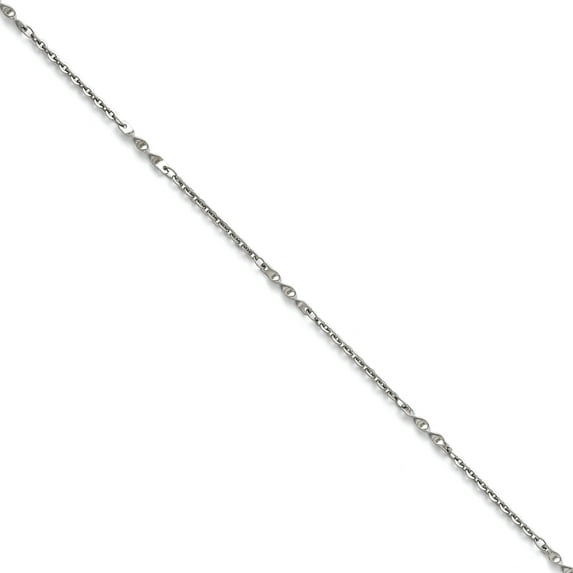 Chisel Stainless Steel Polished Fancy Link Chain