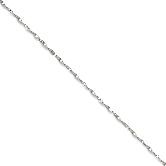 Chisel Stainless Steel Polished Fancy Link Spiral Chain
