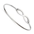 thumbnail image 1 of Chisel  Stainless Steel Polished Infinity Symbol Bangle, 1 of 3
