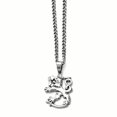thumbnail image 1 of Chisel Stainless Steel Polished Lion w/ 2in ext. Necklace, 1 of 2