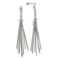 thumbnail image 1 of Chisel  Stainless Steel Polished Multi Bar Front and Back Post Dangle Earrings, 1 of 3