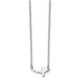 thumbnail image 1 of Chisel Stainless Steel Polished Sideways Cross on an 18 inch Cable Chain Necklace, 1 of 5