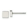 thumbnail image 1 of Chisel Stainless Steel Polished Square Post Earrings Stainless Steel Earrings, 1 of 1