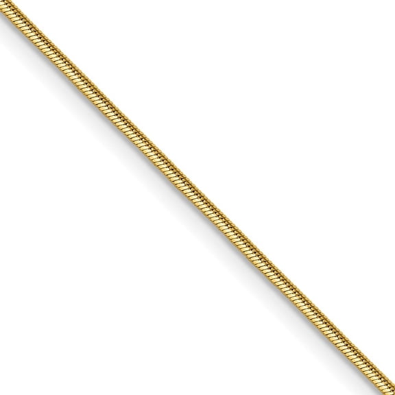 Chisel Stainless Steel Polished Yellow IP-plated 1.5mm 18 inch Snake Chain