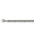 thumbnail image 1 of Chisel Stainless Steel Polished and Textured Fancy Rolo 24 inch Chain, 1 of 4