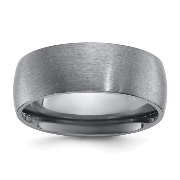 Chisel Tantalum Brushed 8mm Band