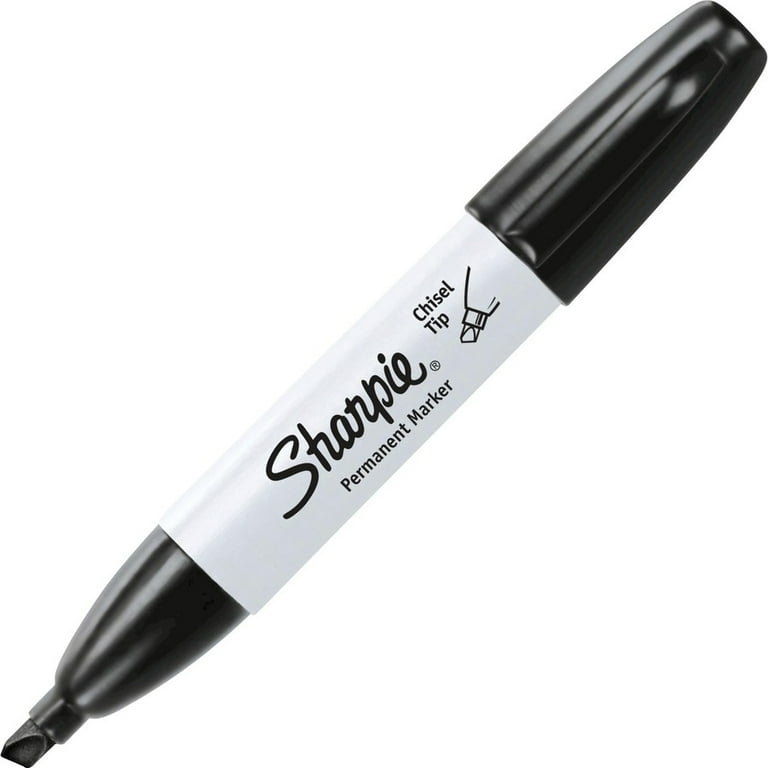 Chisel Tip Permanent Marker Value Pack, Broad Chisel Tip, Black, 36/Pack Chisel Tip Permanent Marker Value Pack, Broad Chisel Tip, Black, 36/Pack
