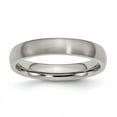 thumbnail image 1 of Chisel Titanium Brushed 4mm Half Round Band, 1 of 7