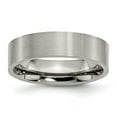 thumbnail image 1 of Chisel Titanium Brushed 6mm Flat Band, 1 of 7