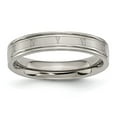 thumbnail image 1 of Chisel Titanium Brushed Center 4mm Roman Numerals Band, 1 of 7