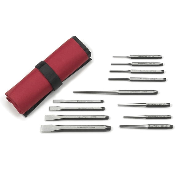 Chisel and Punch Set for Cutting Rivets Bolts Nuts and Driving Pins