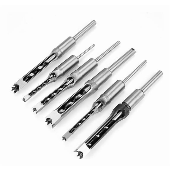 Chiseled Drill Bit for Drilling Square Holes, Barr Drill Bit