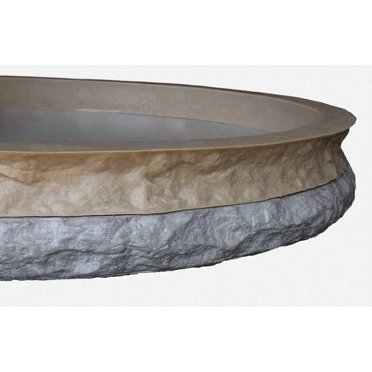 Chiseled Edge Concrete Countertop Form Liner – 8ft X 6" X 2" For DIY Concrete Edging & Molding