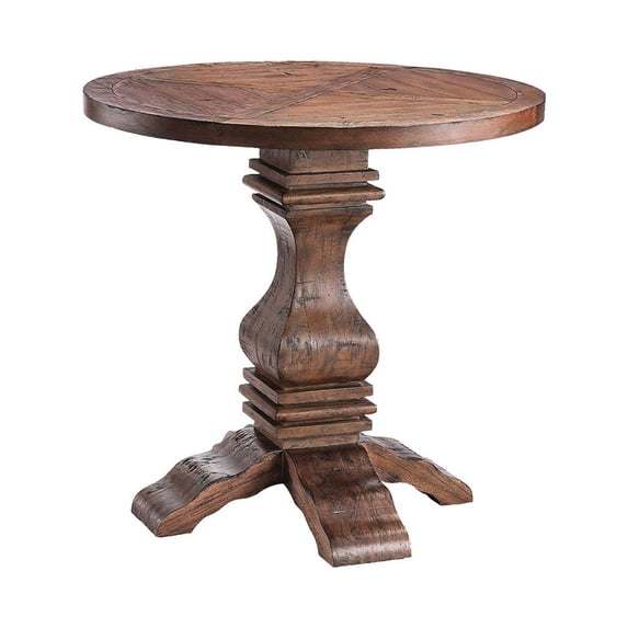Stein World 57249 Round Pedestal Table Reclaimed Light