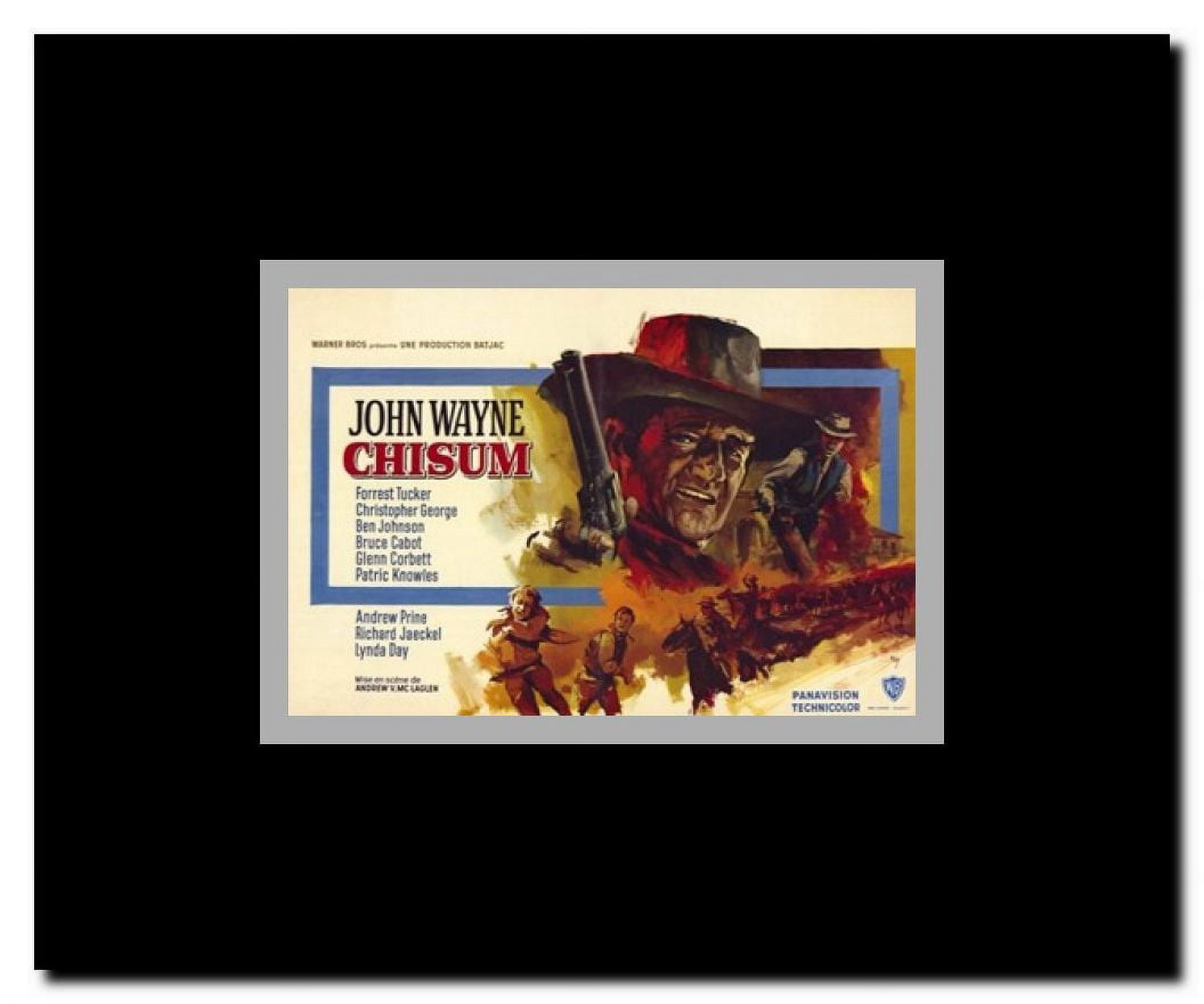 Chisum Framed Movie Poster