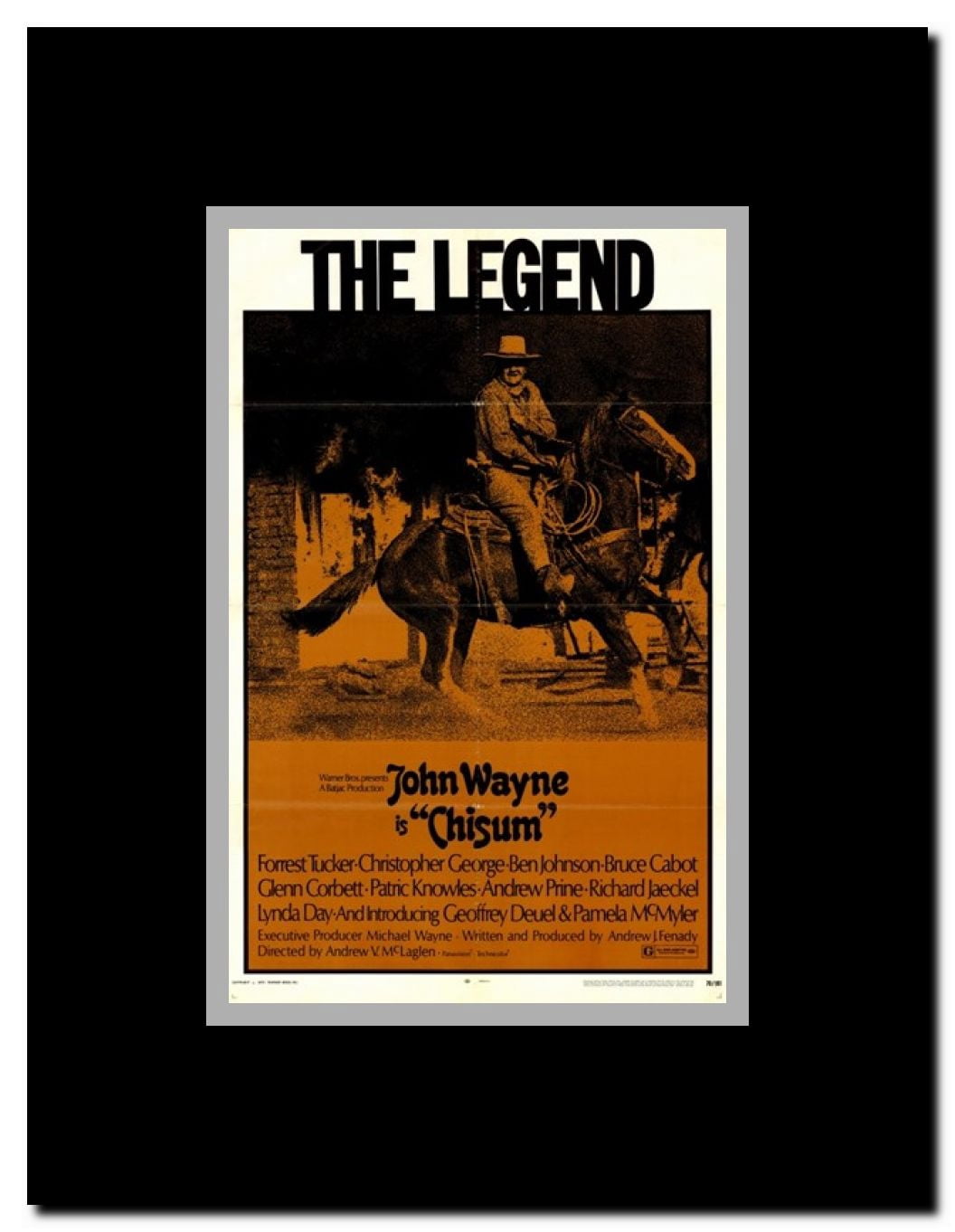 Chisum Framed Movie Poster