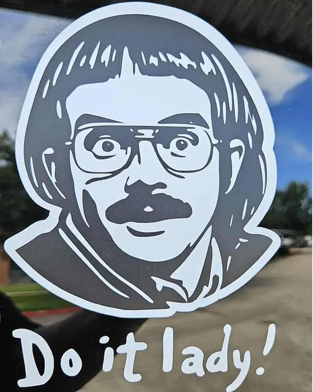 Chit Do It Lady Car Vinyl STICKER Perfect For Cars Laptops Windows Chit do it lady car vinyl sticker perfect for cars laptops windows