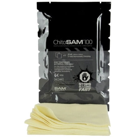Chito-SAM 100 - 3" X 6', Z-Fold Hemostatic