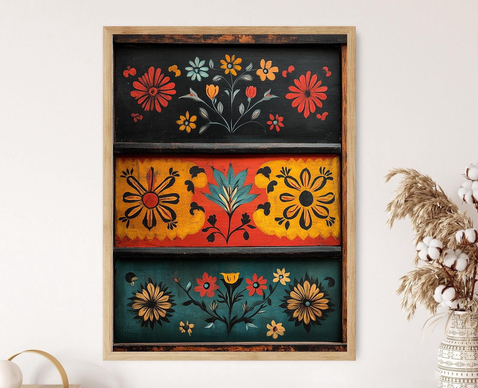 Chitral Kalasha Tribal Patterns Fine Art Poster , Poster Print Only ...