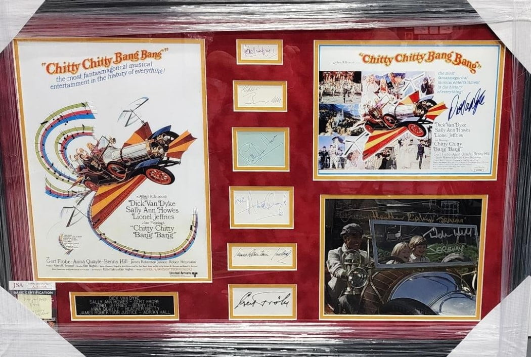 Chitty Chitty Bang Bang Cast Autographed Photo Cuts Dyke Howes +7 ...