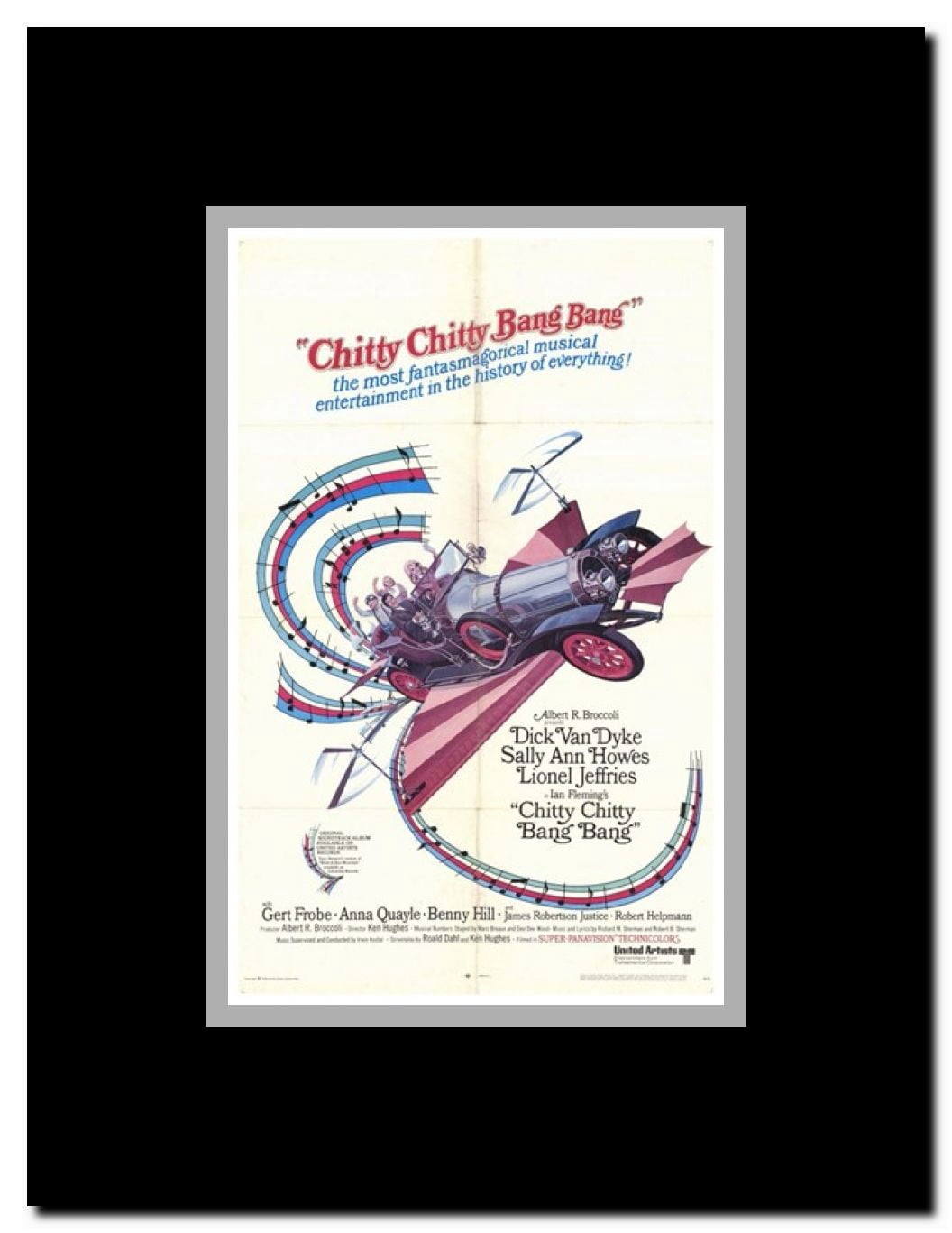Chitty Chitty Bang Bang Framed Movie Poster