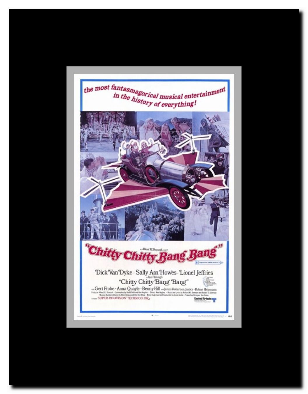 Chitty Chitty Bang Bang Framed Movie Poster